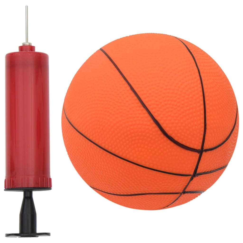Basketställning med boll och pump justerbar höjd 90