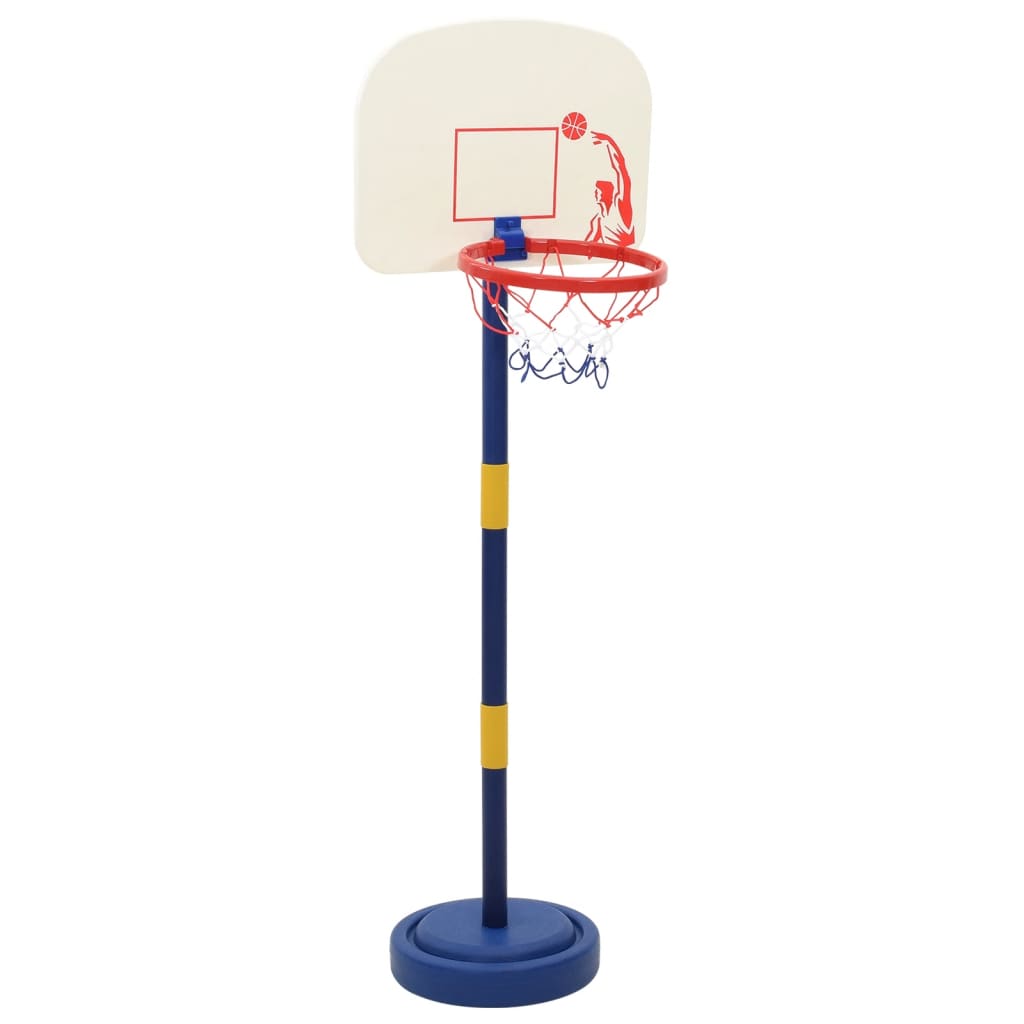 Basketställning med boll och pump justerbar höjd 90