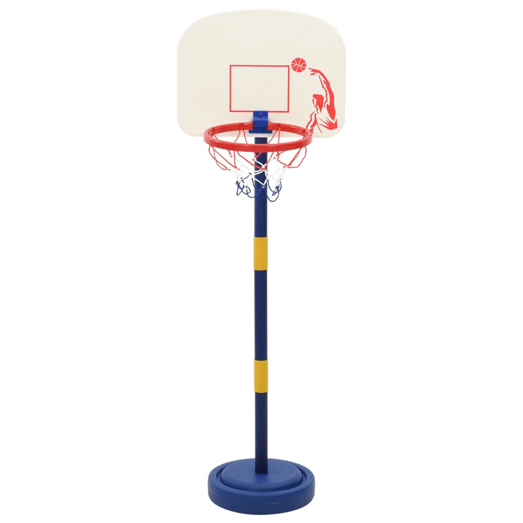 Basketställning med boll och pump justerbar höjd 90