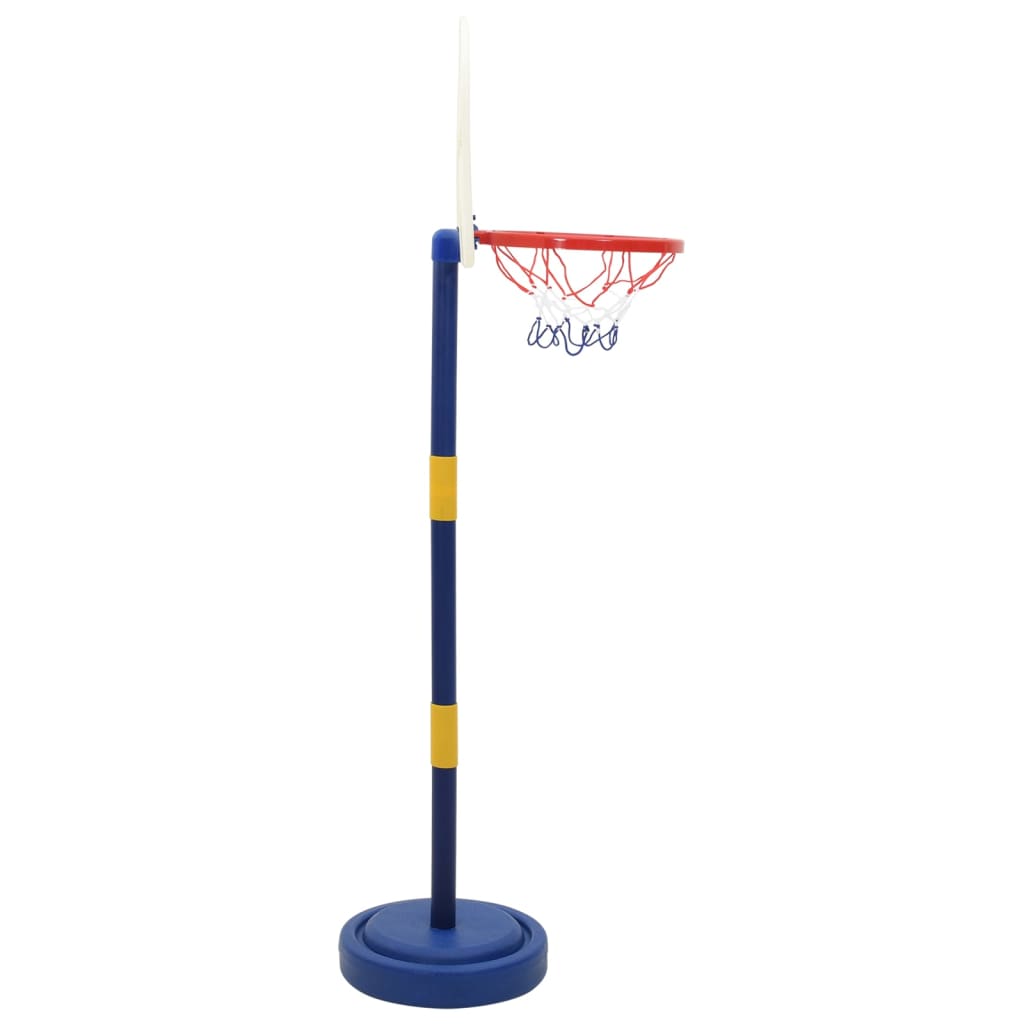 Basketställning med boll och pump justerbar höjd 90