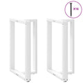 Barbordsben T-formade 2 St 60x35x(90-91) Cm