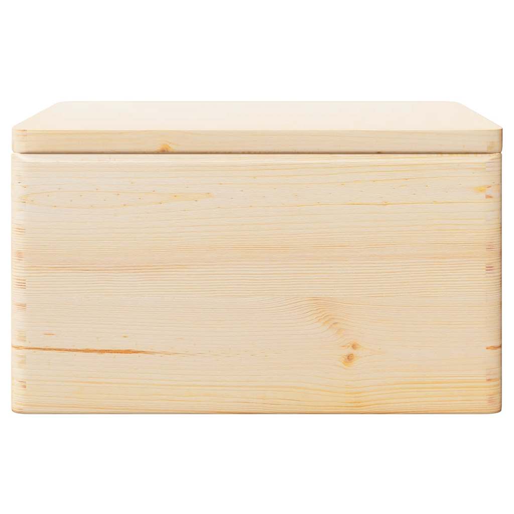 Trälåda med Lock och Handtag