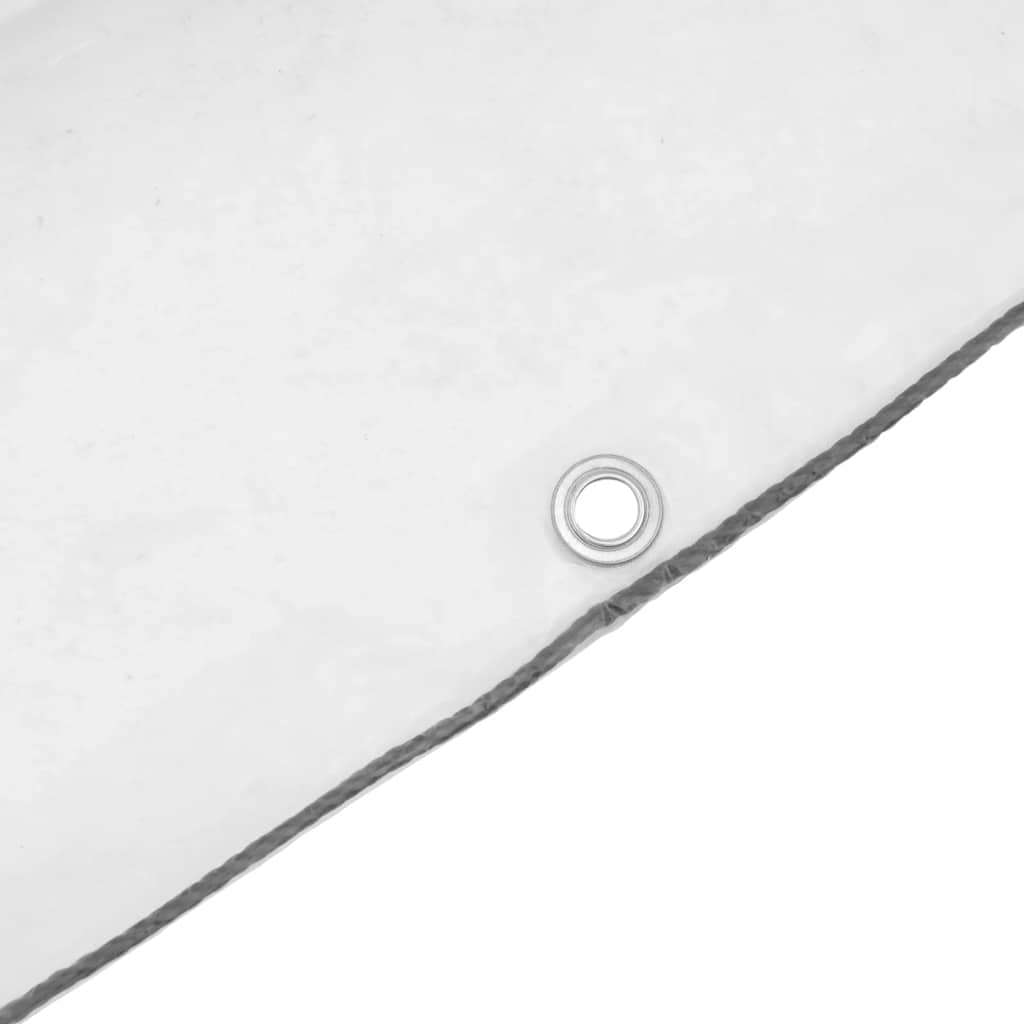 Genomskinlig Presenning med Öljetter Polyeten