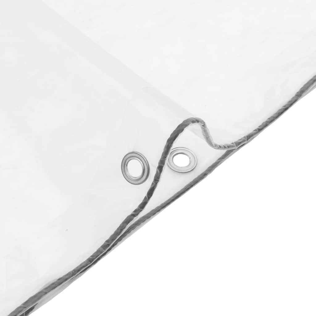 Genomskinlig Presenning med Öljetter Polyeten