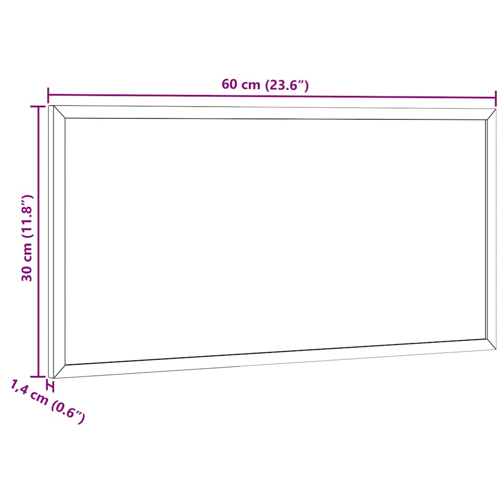Magnetisk Whiteboardtavla med Massiv Fururam