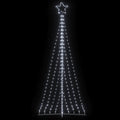 LED Julgran Kallvit
