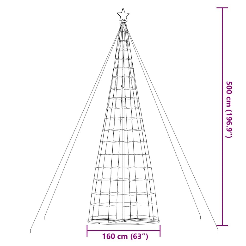 LED Julgran 1534 LEDs