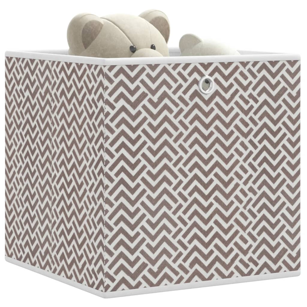 Vikbar förvaringslådor 4 st non-woven tyg