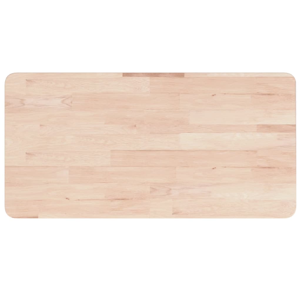 Arbetsbänk 100x60x(73-99,5) cm massiv ek rektangulär