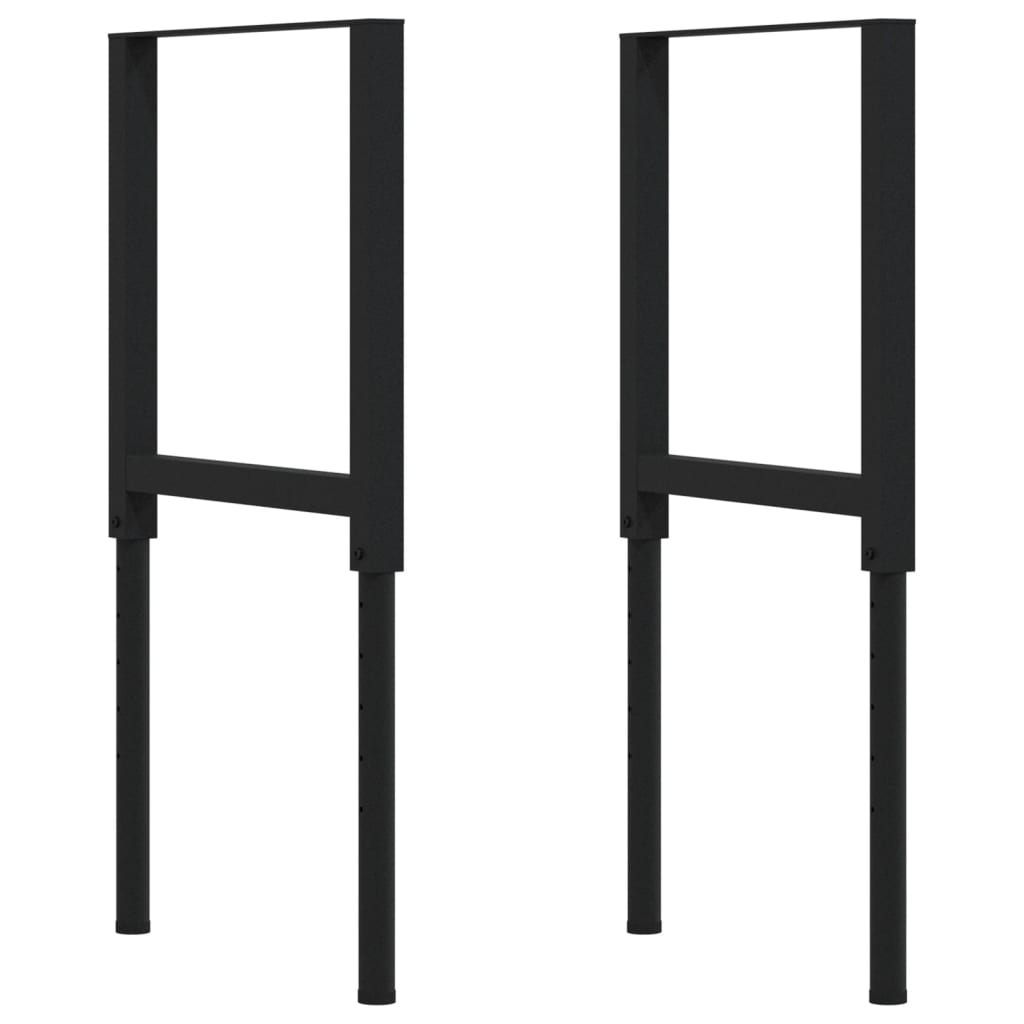 Arbetsbänk 100x60x(73-99,5) cm massivt bokträ rektangulär