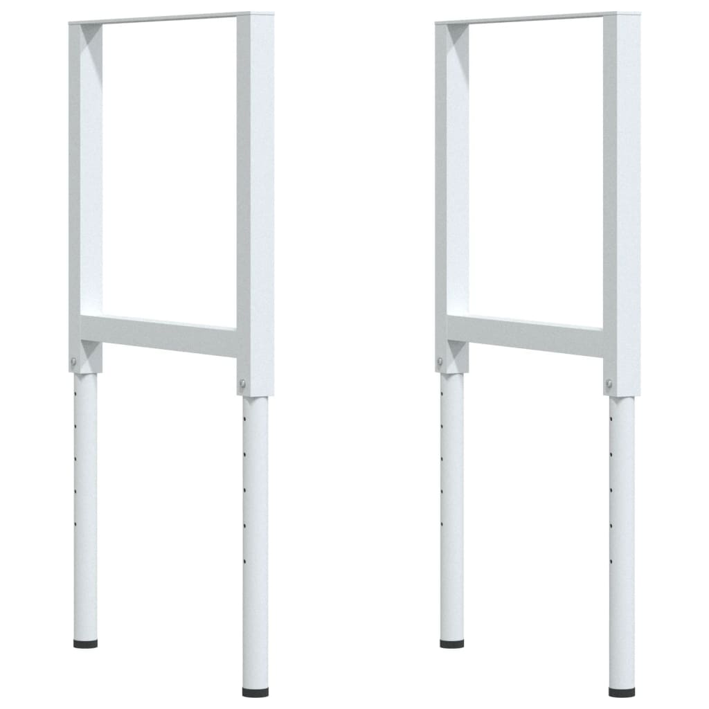 Arbetsbänk 80x60x(73-99,5) cm massiv akacia rektangulär