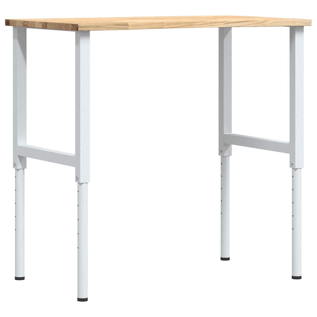 Arbetsbänk 100x60x(71,5-98) cm Massiv