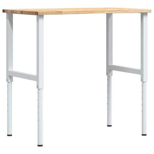 Arbetsbänk 100x60x(71,5-98) cm Massiv