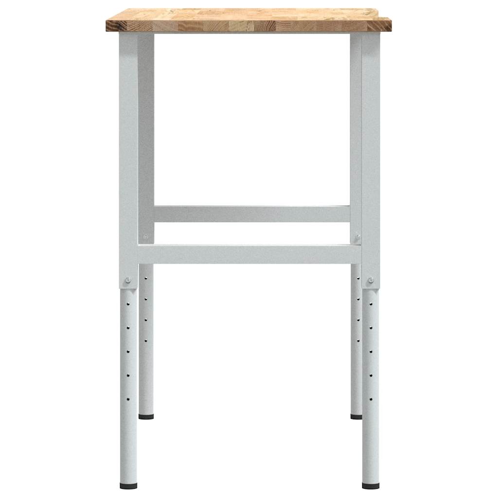 Arbetsbänk 100x60x(71,5-98) cm Massiv