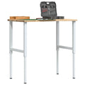 Arbetsbänk 100x60x(71,5-98) cm Massiv