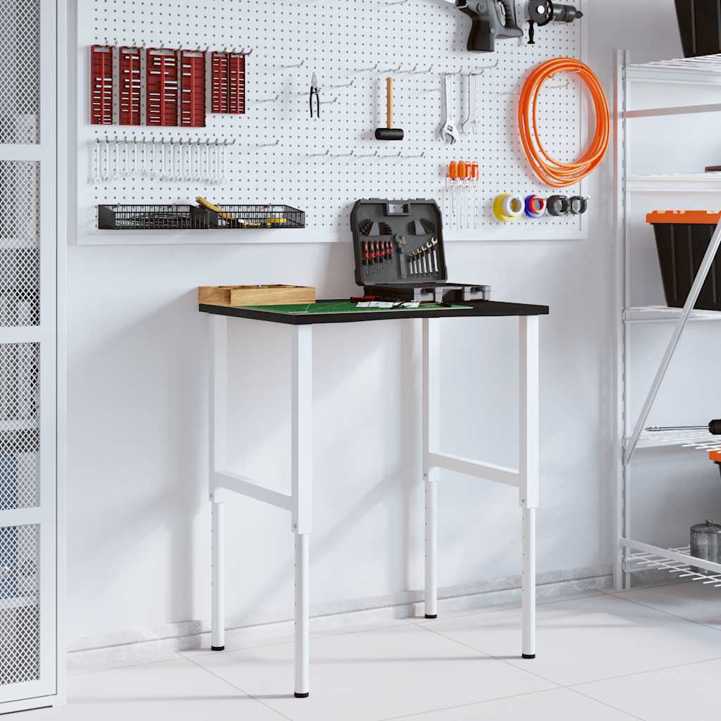 Arbetsbänk 80x60x(71,5-98) cm Massiv
