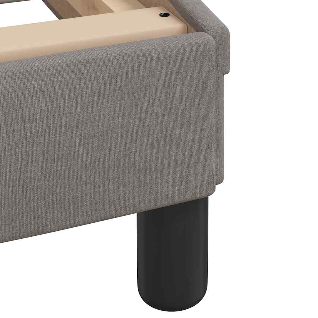 Bed frame with LED without mattress fabric