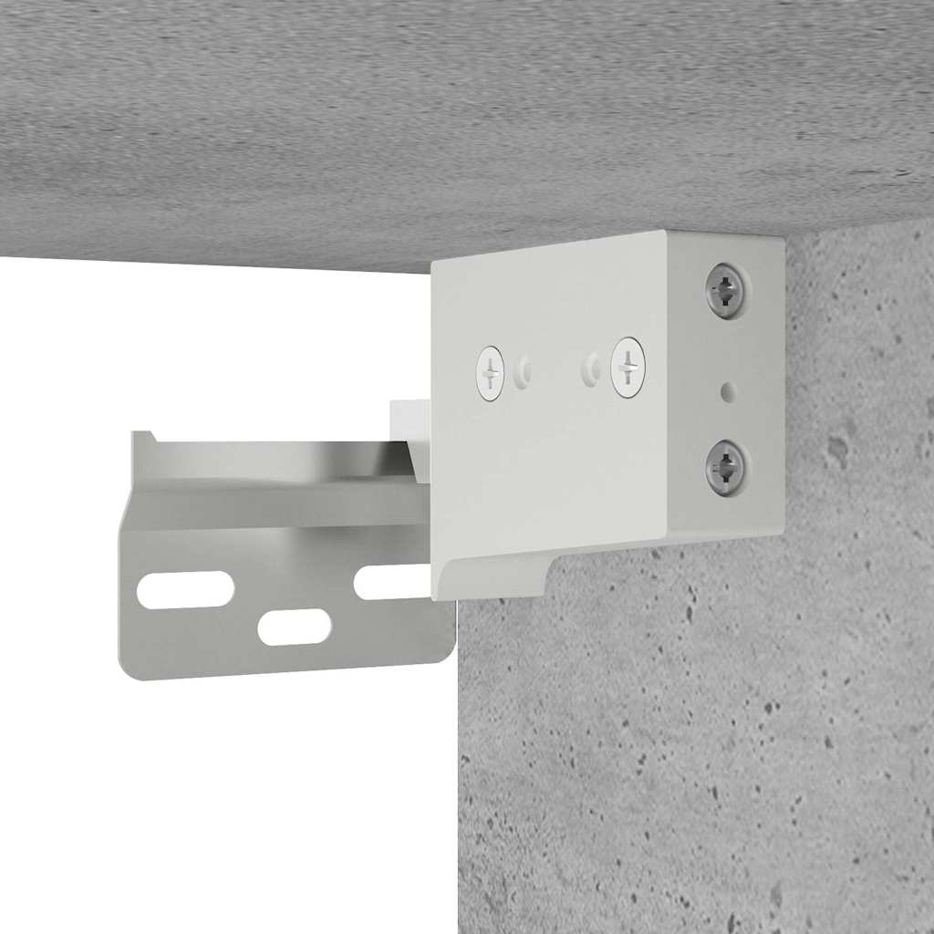 Spegelskåp för Badrum Betonggrå Konstruerat