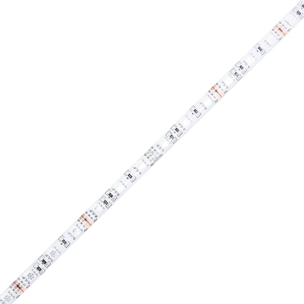Tv-bänk med Led-lampor Konstruerat