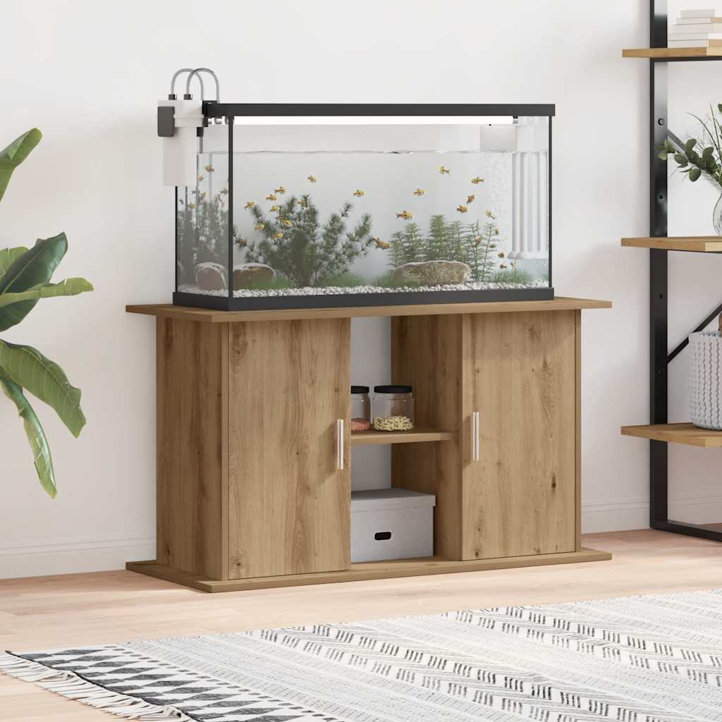 Akvariestativ hantverksmässig konstruerat trä