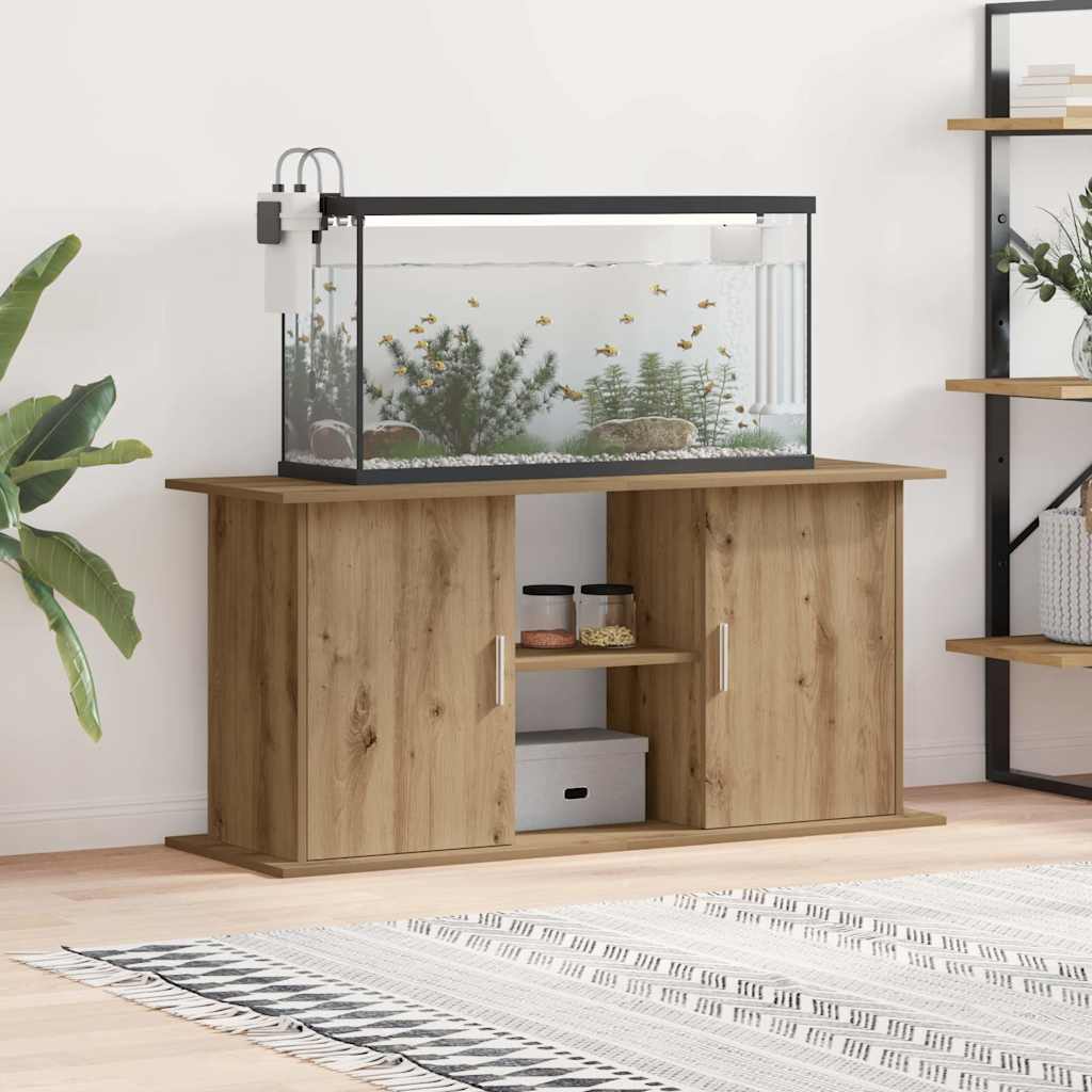 Akvariestativ hantverksmässig konstruerat trä