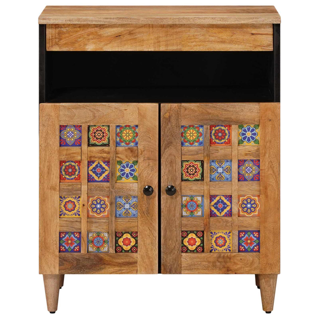 Sideboard Dörr Naturfärg Massivt