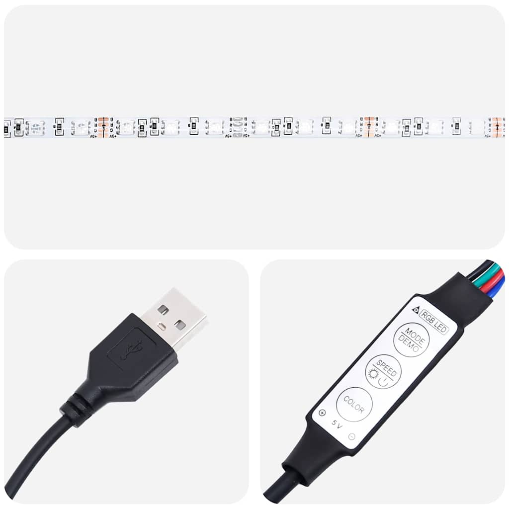 Ottomansk Säng Med Madrass Och LED-lampor Taupe