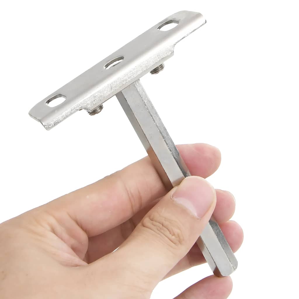 Konsoler för Flytande Hyllplan Osynlig Ø12x100 mm Kolstål