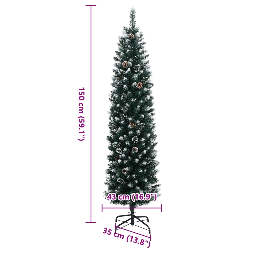 Plastgran smal 150 LEDs