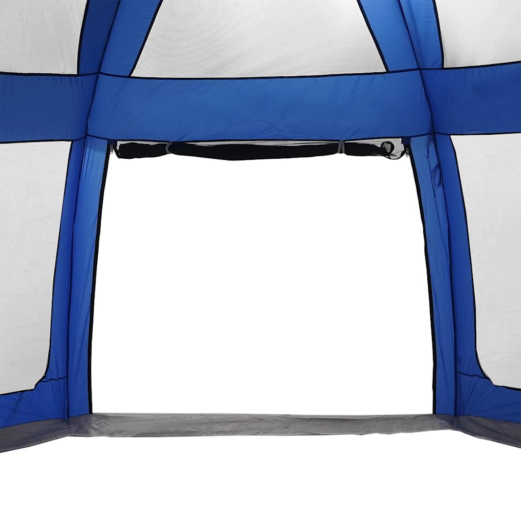 Pooltält Med Avtagbara Gylf- Och Nätväggar Azurblå