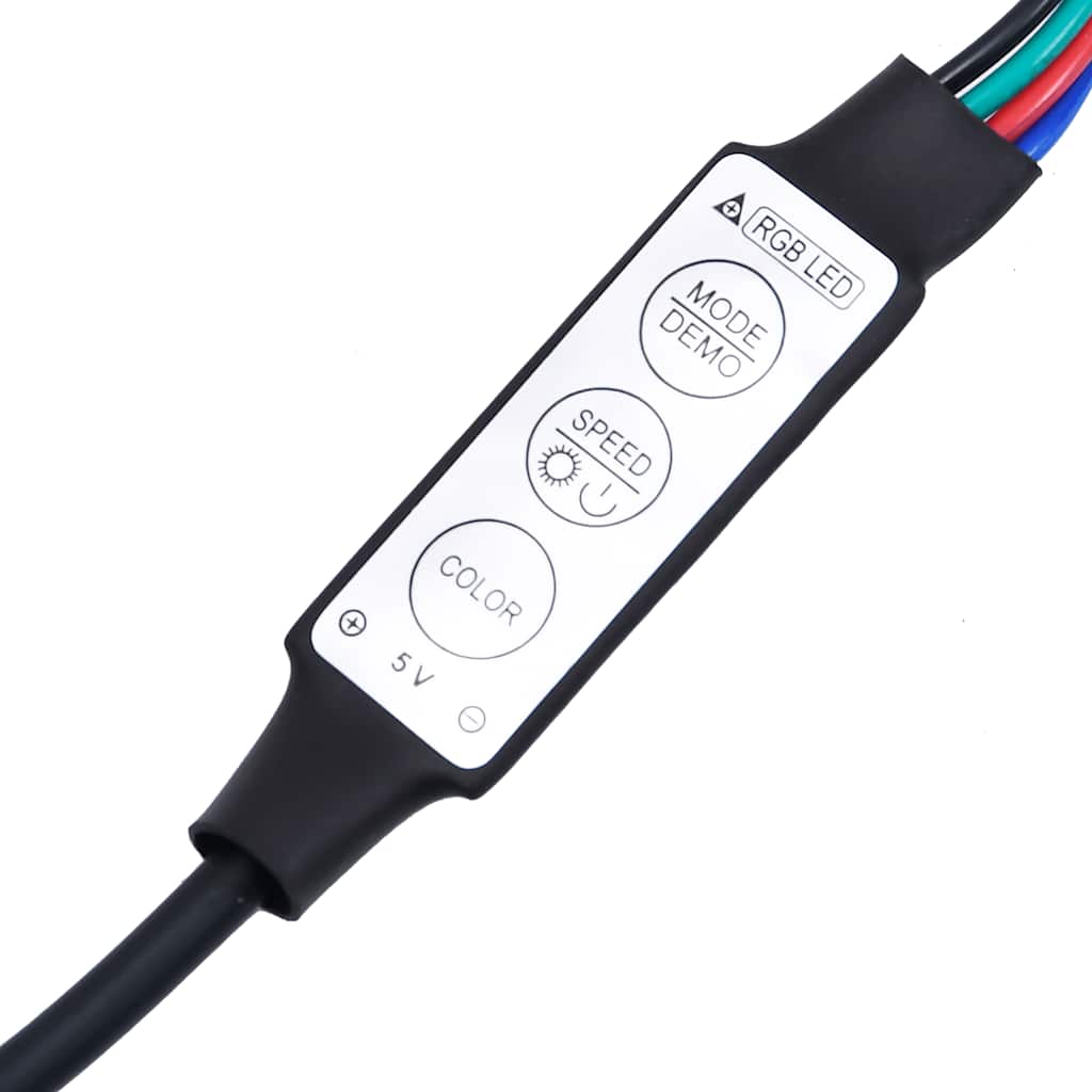 Resårsäng Med Madrass Och LED Mörkgrön