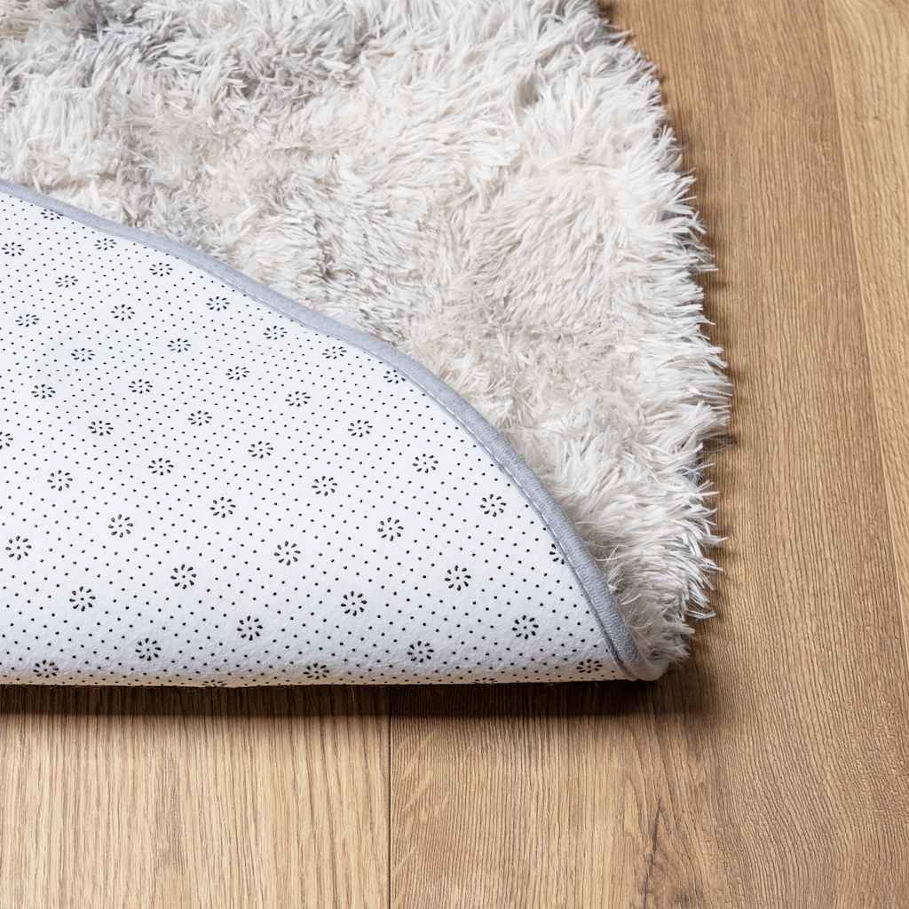 Ryamatta med Lång Lugg Silvergrå