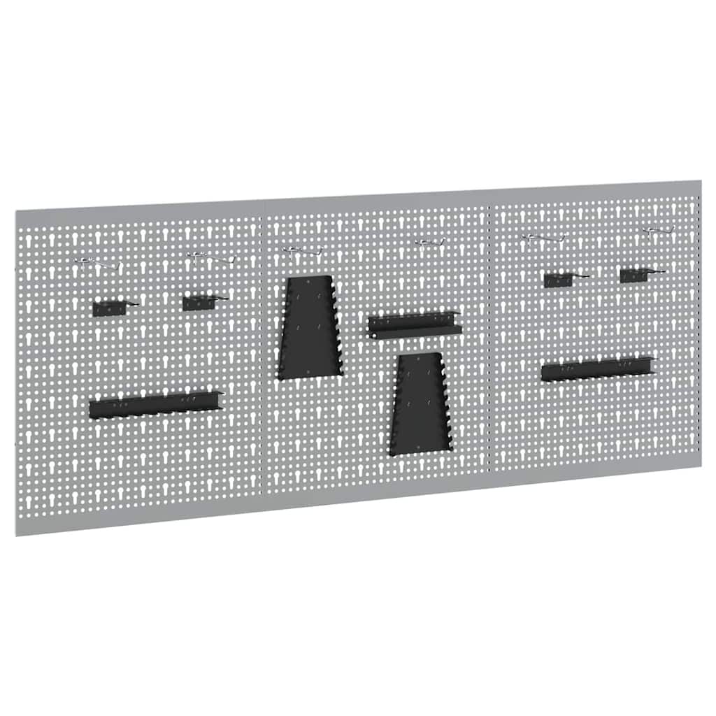 Verktygsväggpanel Grå Trä