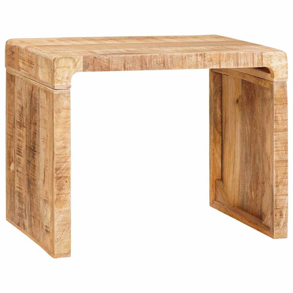 Sidobord Massivt Brun Mangoträ