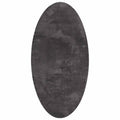 Områdesmattor Oval Huarte 100% Antracit Polyester