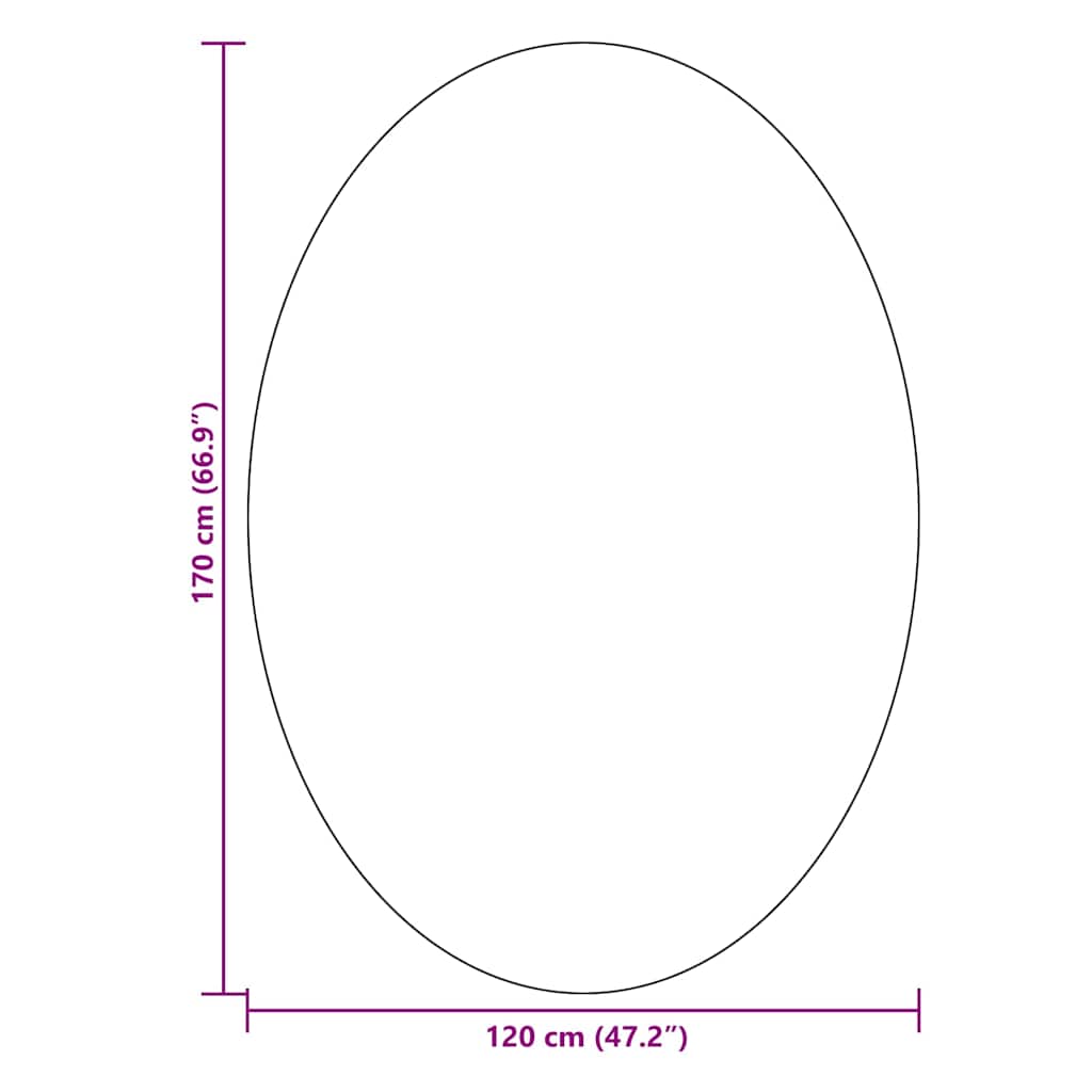 Områdesmattor Oval Huarte 100%