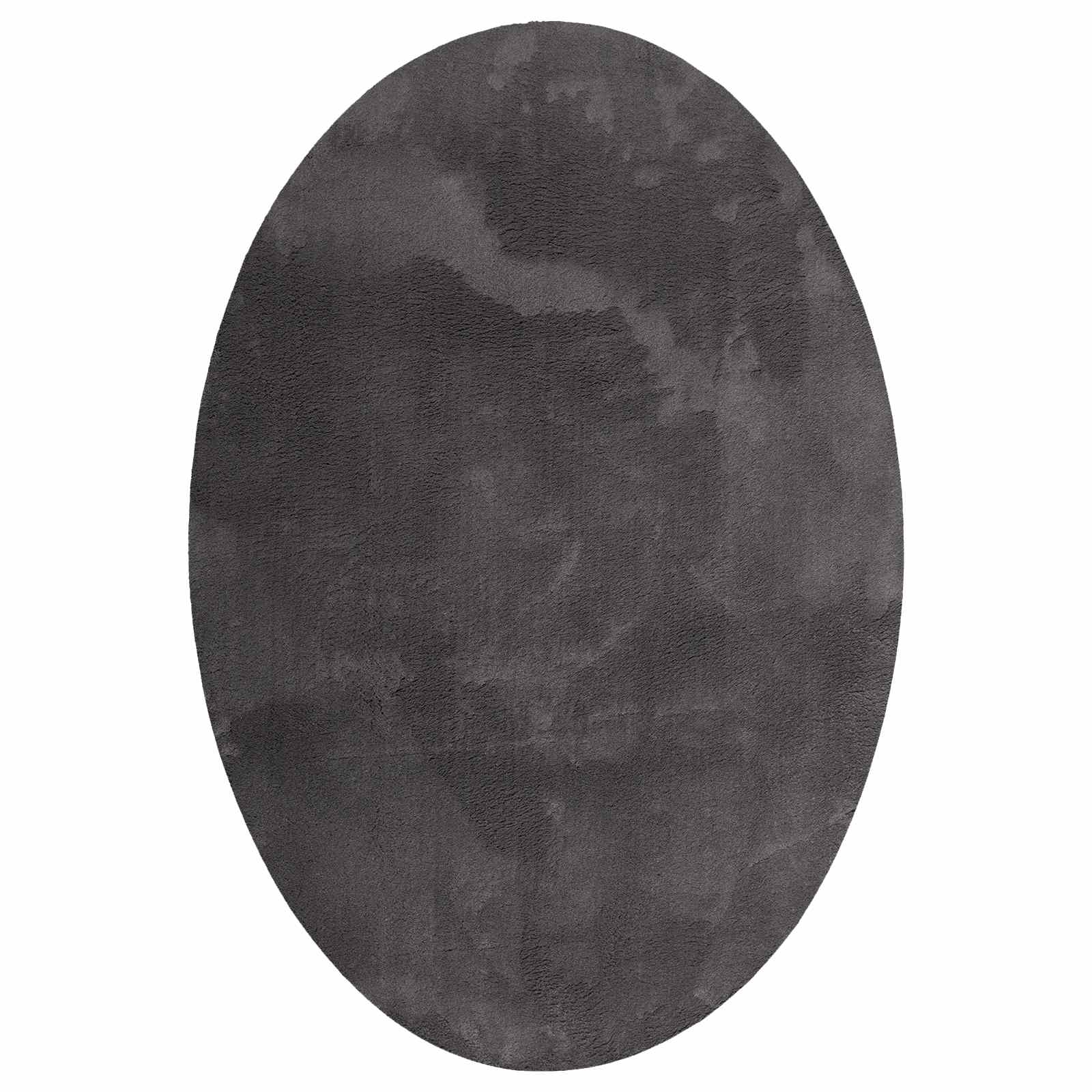 Områdesmattor Oval Huarte 100% Antracit Polyester