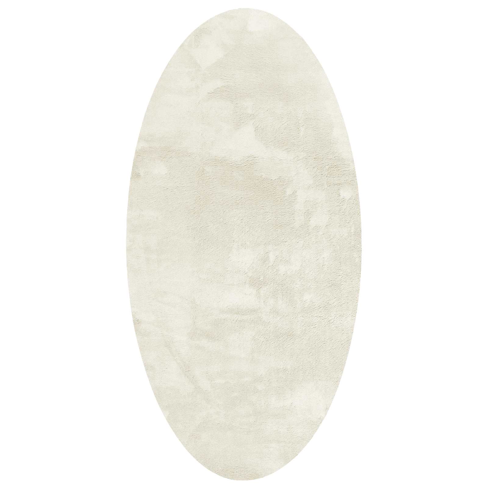 Områdesmattor Oval Huarte Kräm 100% Grädde Polyester