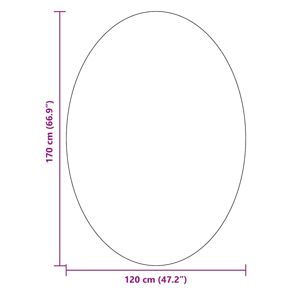Områdesmattor Oval Huarte Kräm 100%