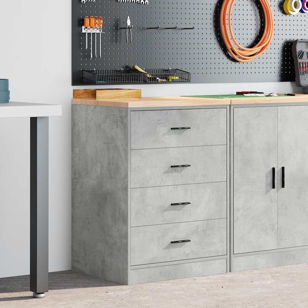 Förvaringsskåp för Garage Betonggrå