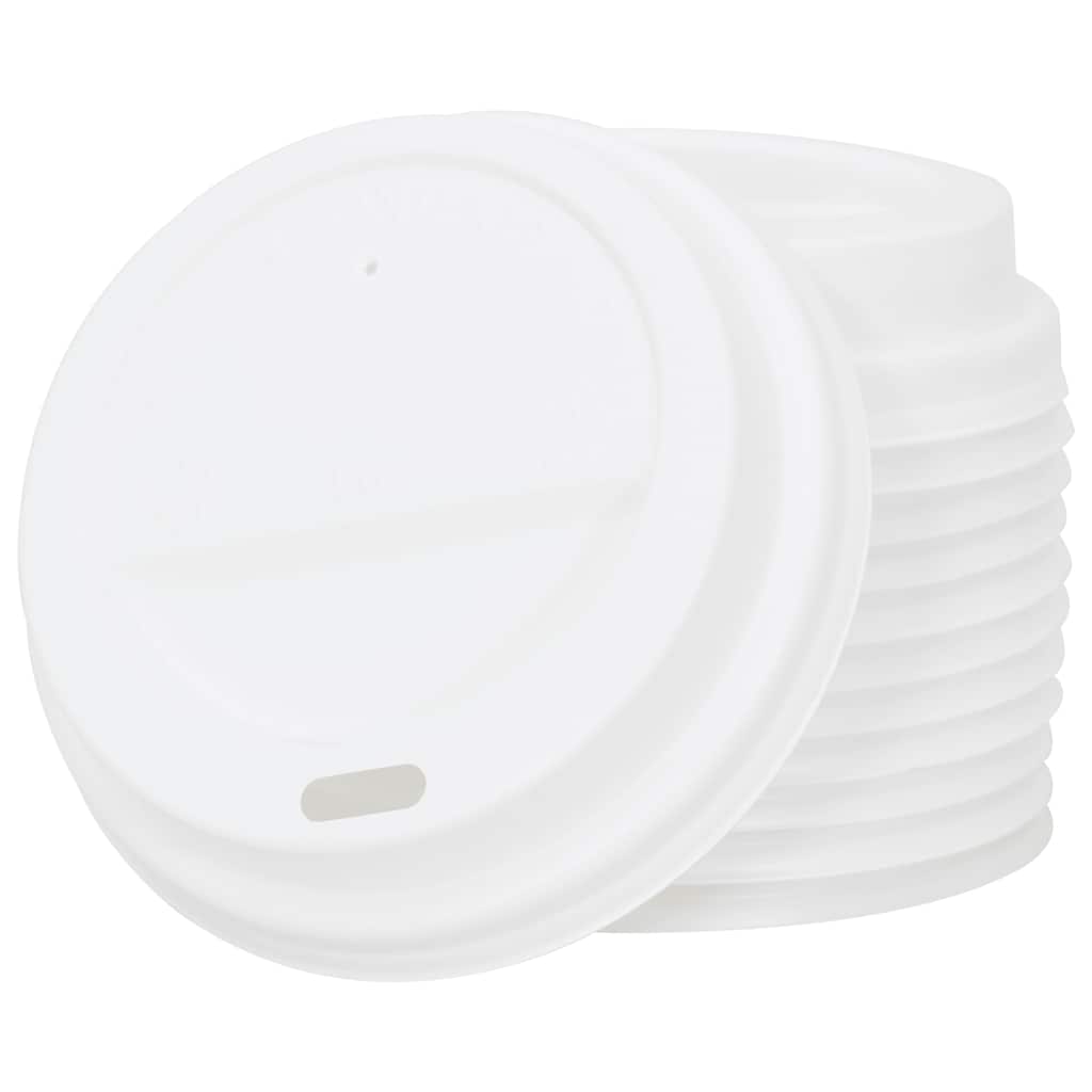 Kaffekoppar i Papper med Lock 8oz 240ml