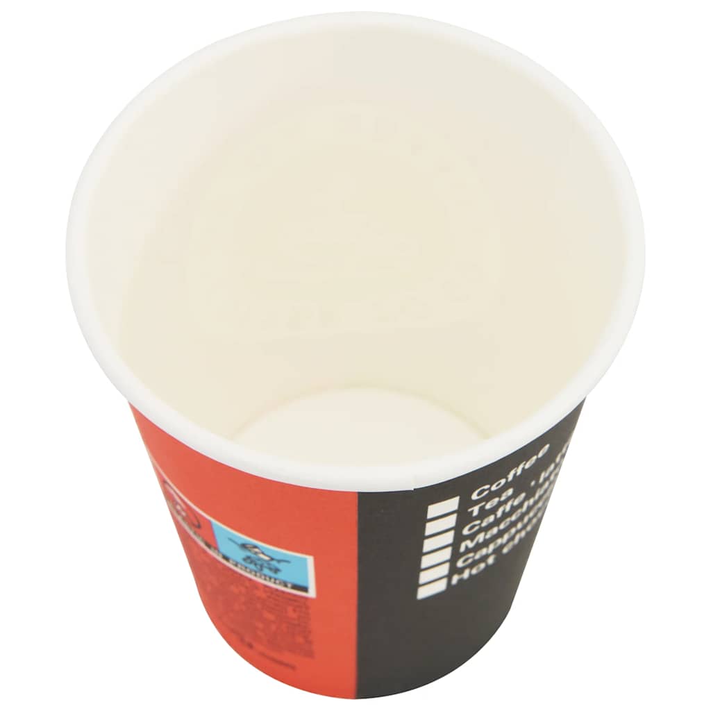 Kaffekoppar i Papper med Lock 8oz 240ml