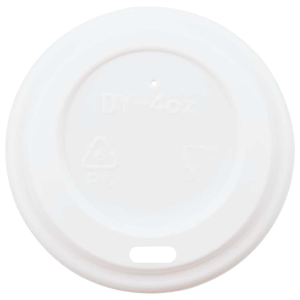 Kaffekoppar i Papper med Lock 4oz 100ml