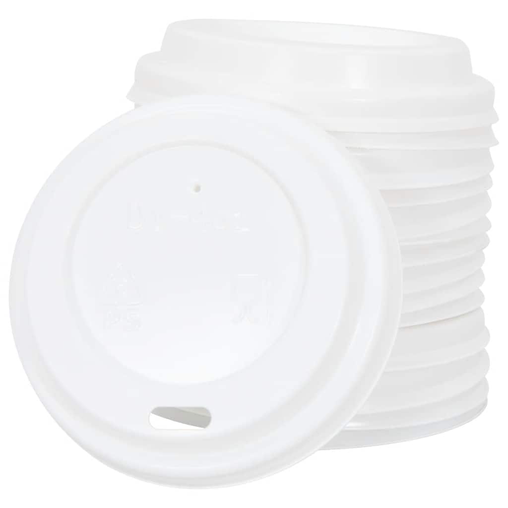 Kaffekoppar i Papper med Lock 4oz 100ml