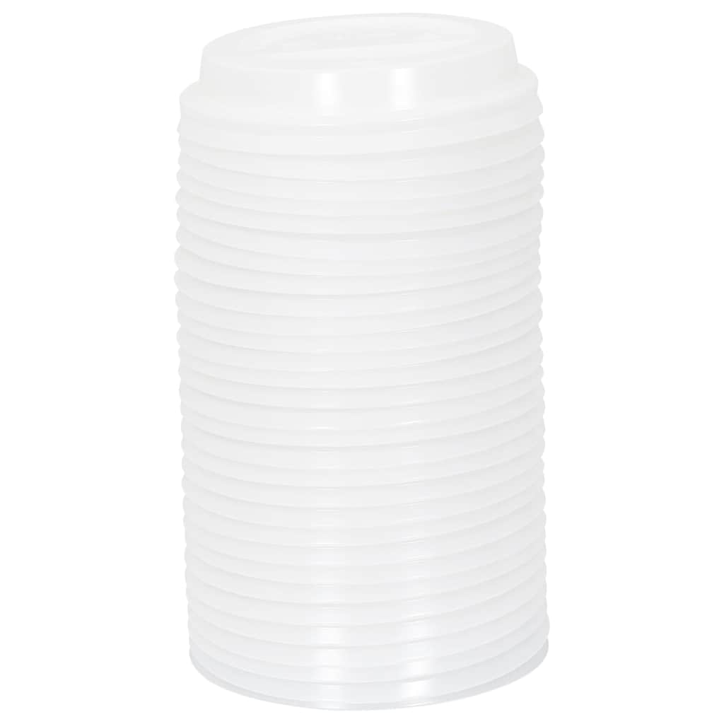 Kaffekoppar I Papper Med Lock 1000 St 12oz 300ml