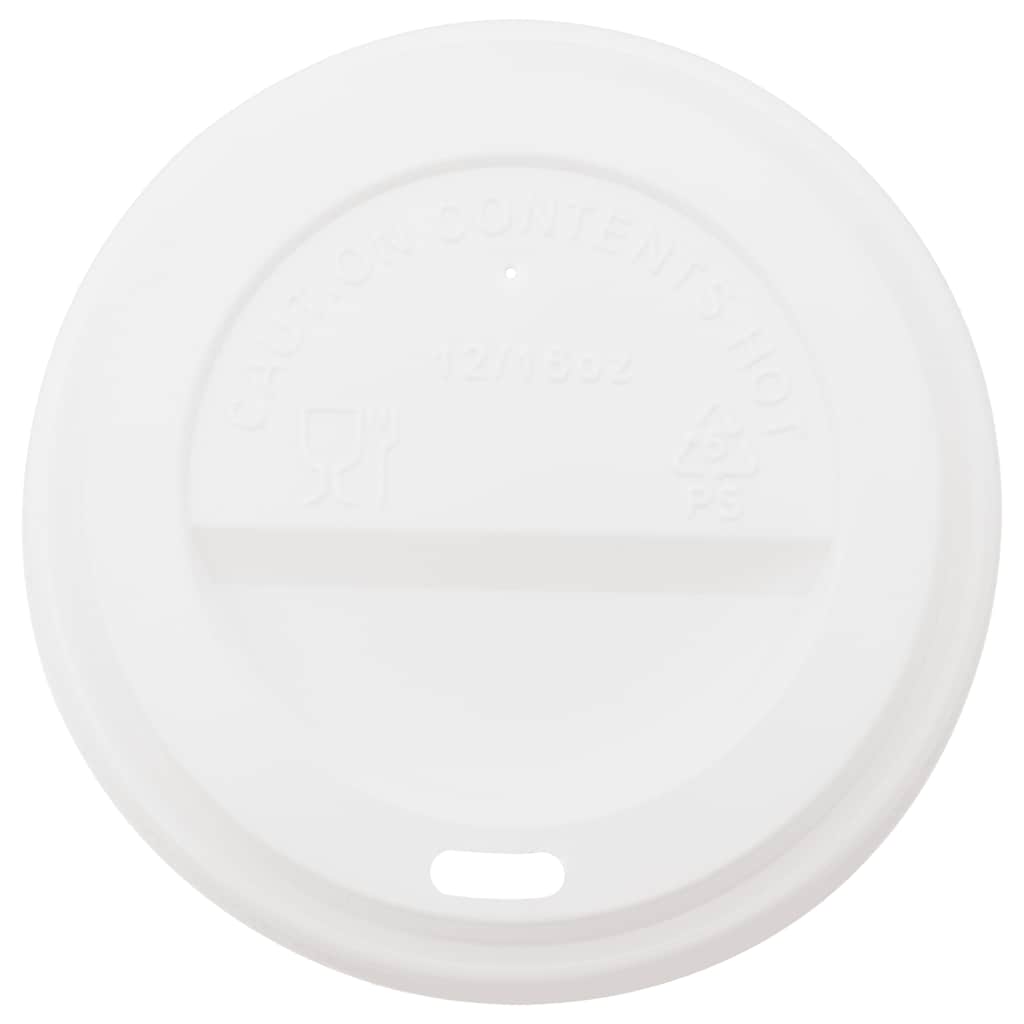 Kaffekoppar i Papper med Lock 12oz 300ml