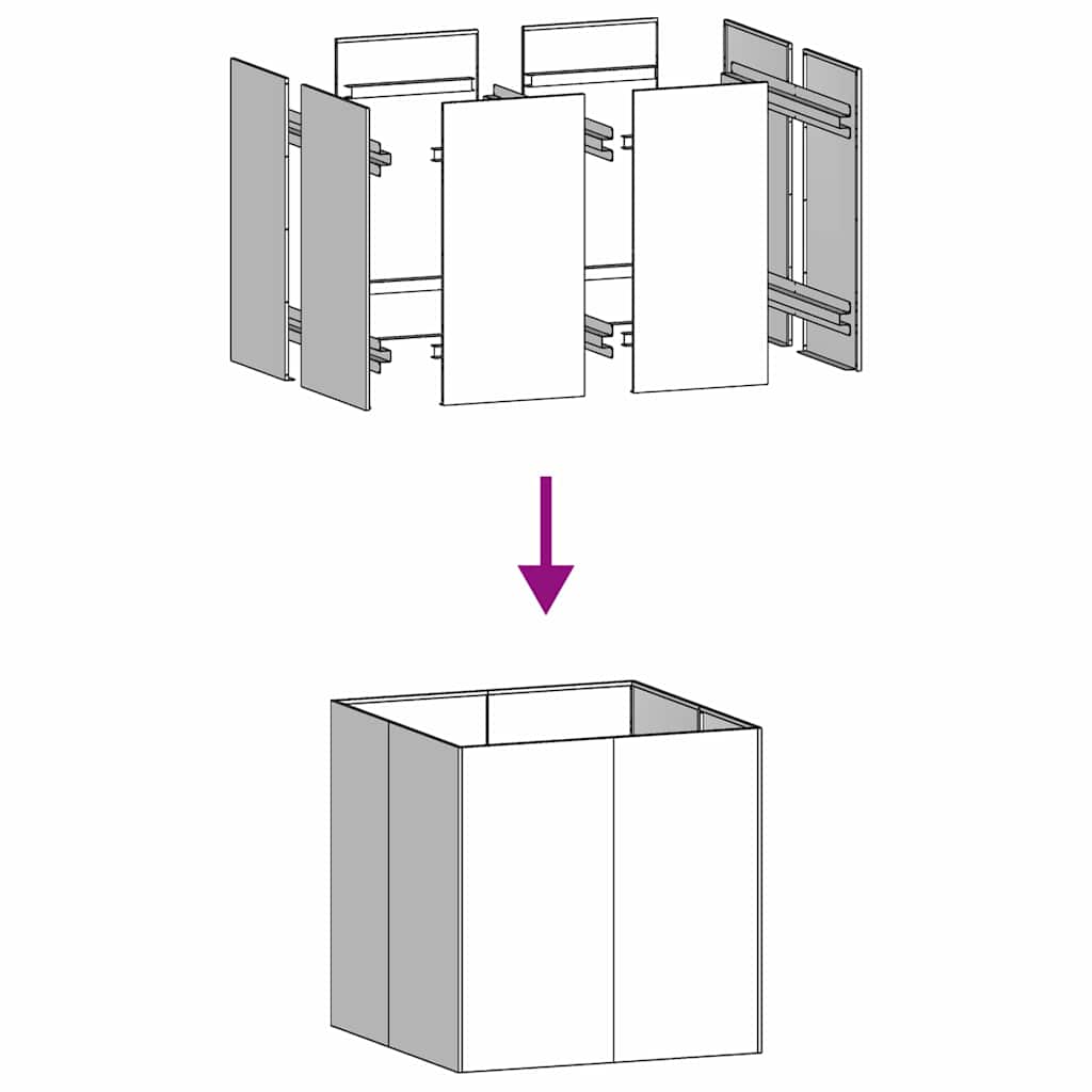 Planteringskärl Rostfritt