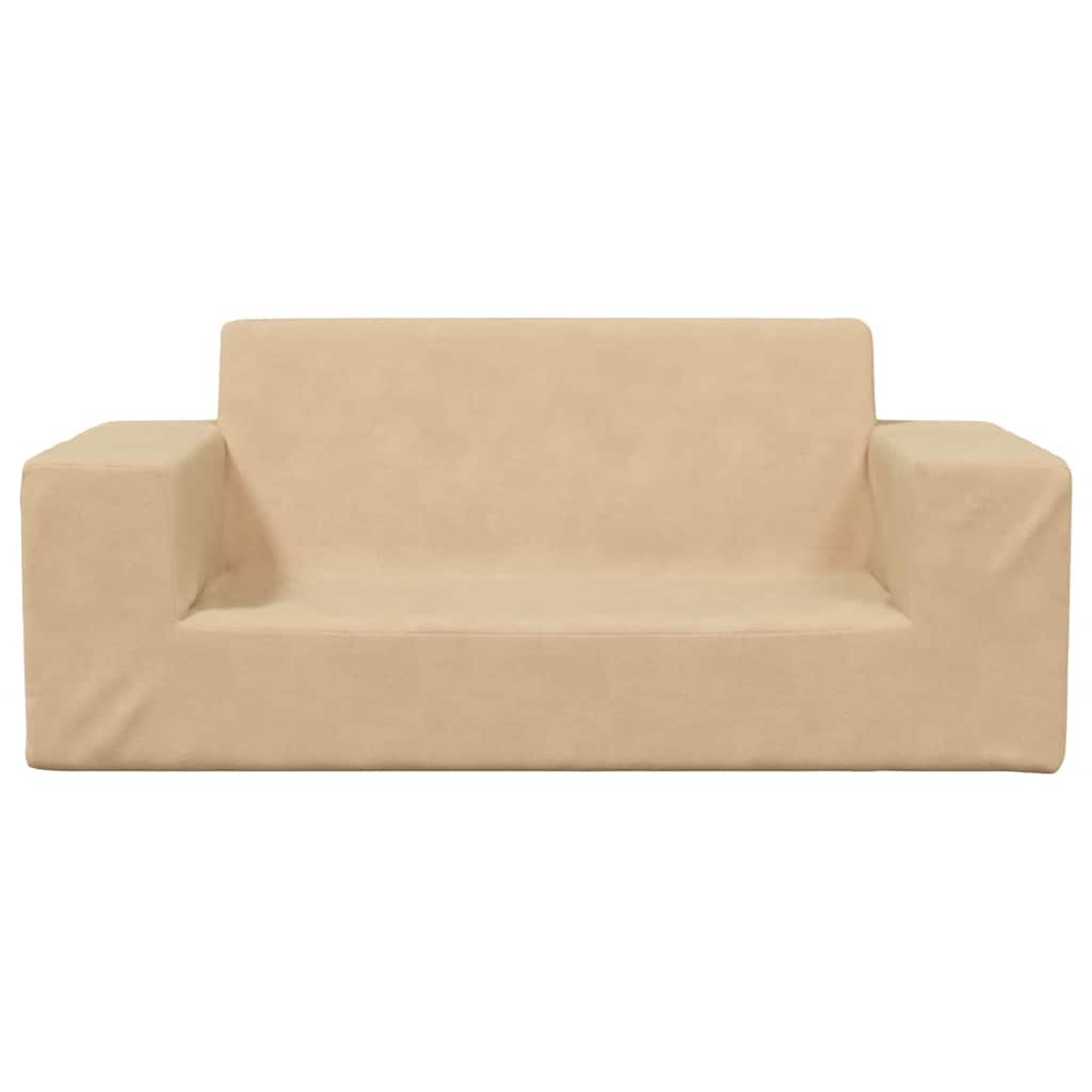 Barnsoffa 2-sits Mjuk Plysch