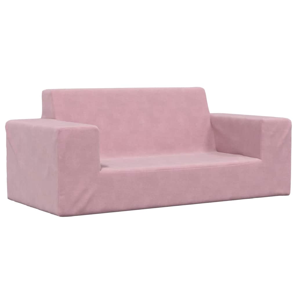 Barnsoffa 2-sits Mjuk Plysch