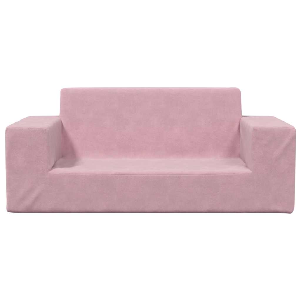 Barnsoffa 2-sits Mjuk Plysch